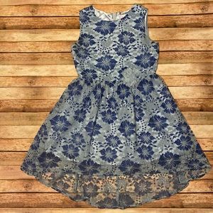 🐣💐 2/$25 plus FREE SHIPPING Children’s Place Blue, Lace Girls Dress Size 16